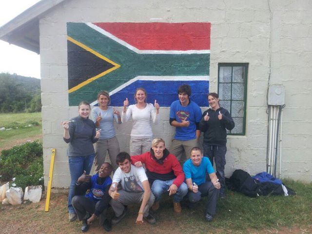 Farmerfield School Flag Kariega Mandela Day2013