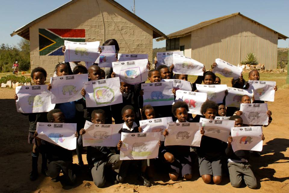 Children's Rhino Art Project Kariega Game Reserve Farmerfield5