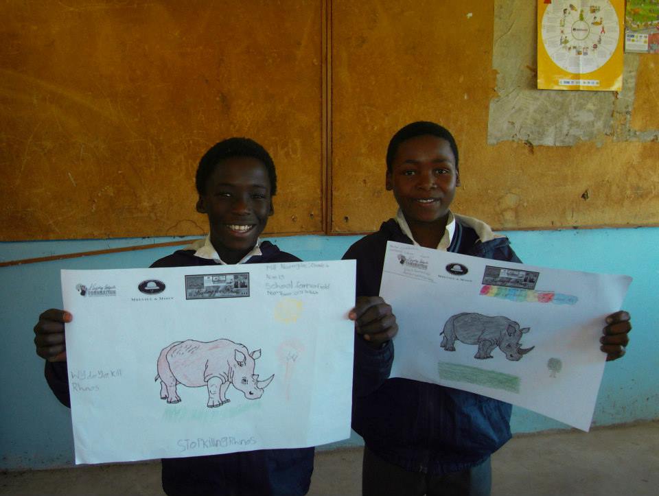 Children's Rhino Art Project Kariega Game Reserve Farmerfield3