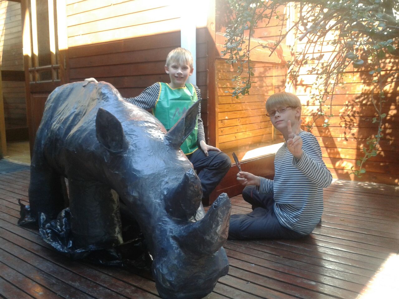 Save The Rhino Kids On Safari Kariega2