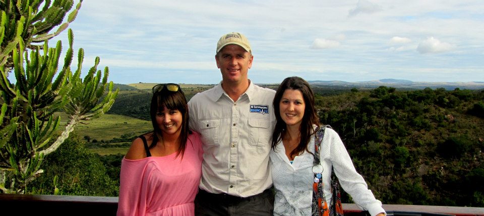 Tamlyn McMullan and Dr William Fowlds at Kariega