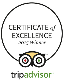 TripAdvisor Kariega 2015 Certificate of Excellence