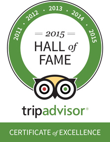 TripAdvisor Kariega 2015 Certificate of Excellence