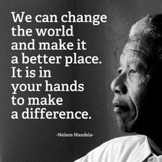 Nelson Mandela and quote