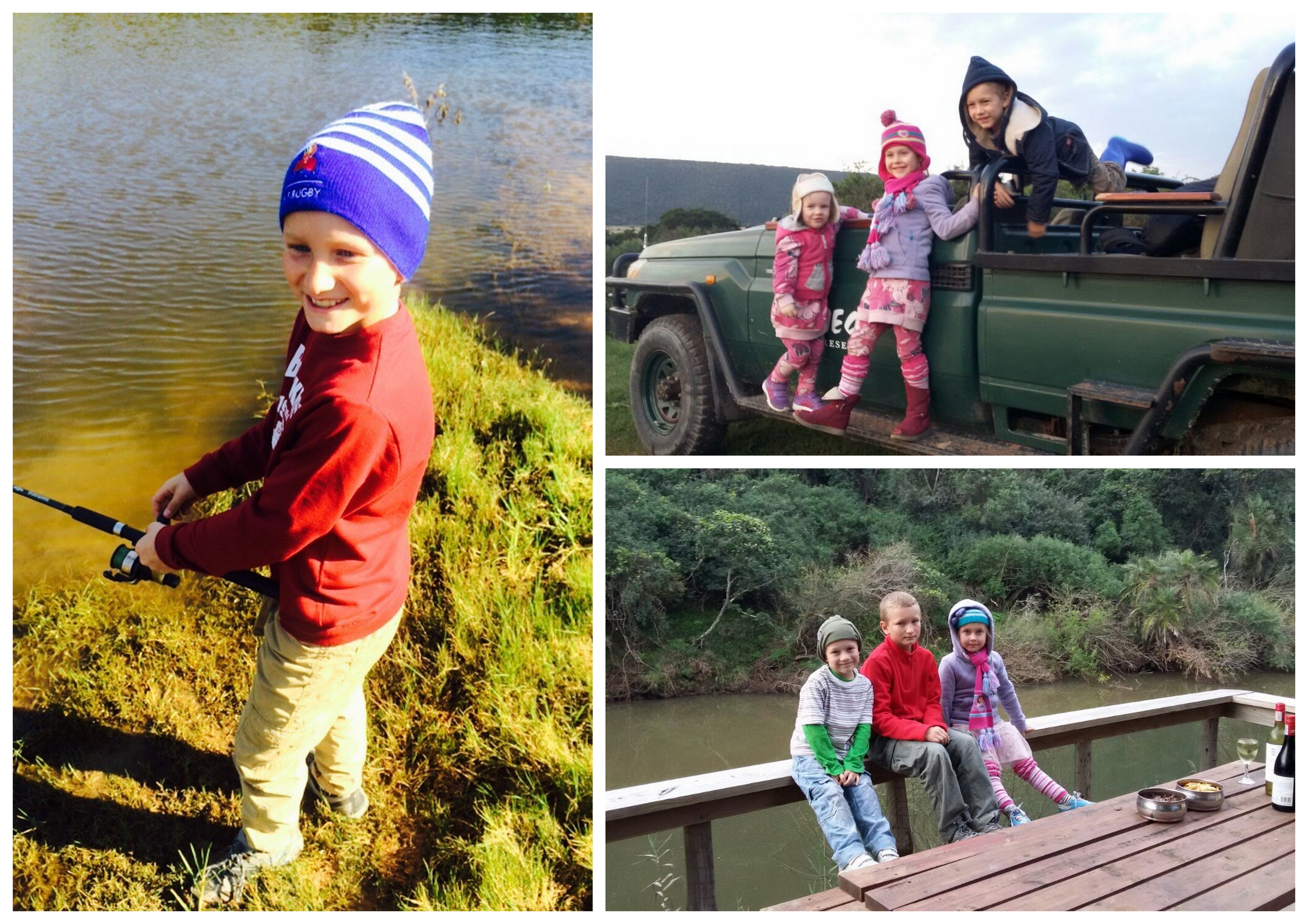 children enjoying kariega safari