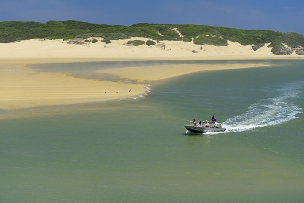 Kariega African Safari Boat Cruise to Beach