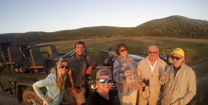 Kariega Tourists in the Sunset