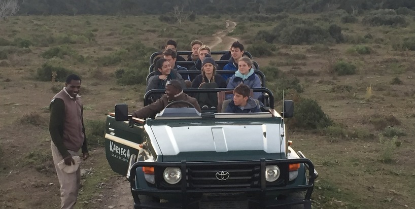 Tourists on Game Drive in Kariega