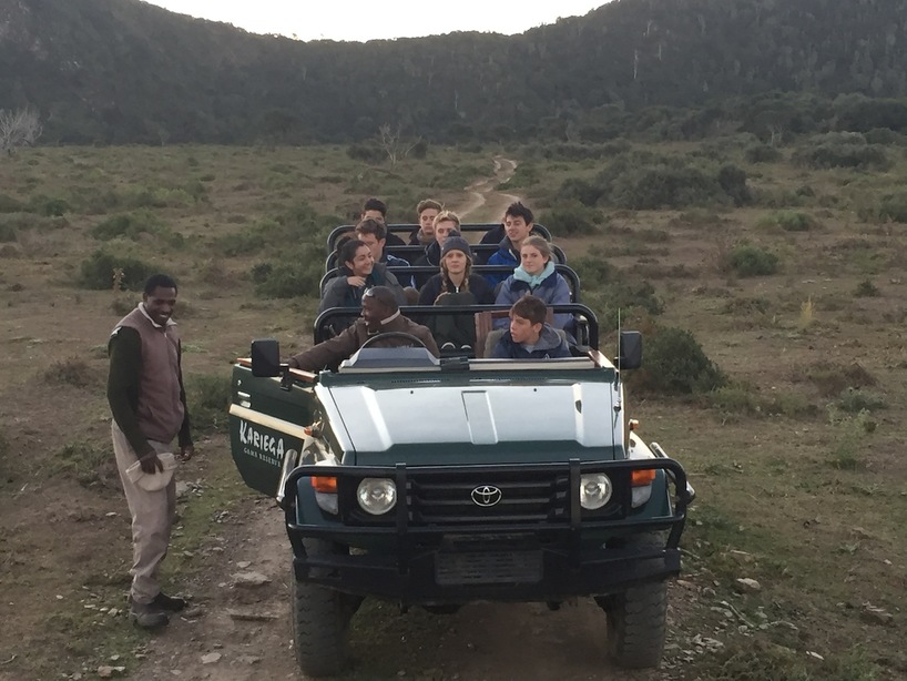 Tourists on Game Drive in Kariega