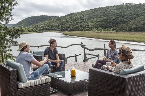Guests Relaxing by Kariega River