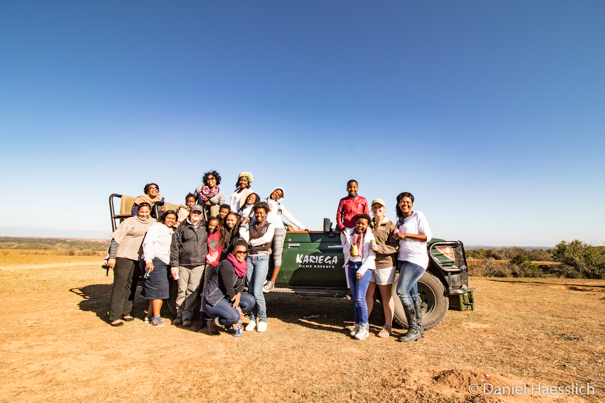 Youth Day Netball winners on Kariega Game Drive