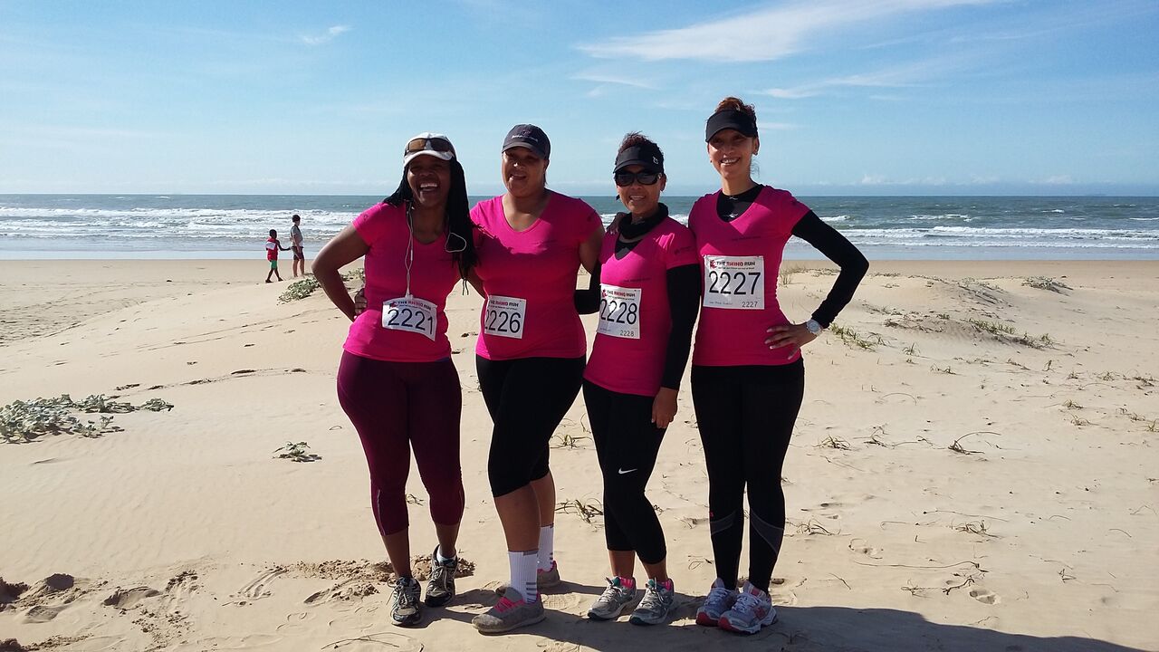 Vintage Galz Netball Team at Rhino Run