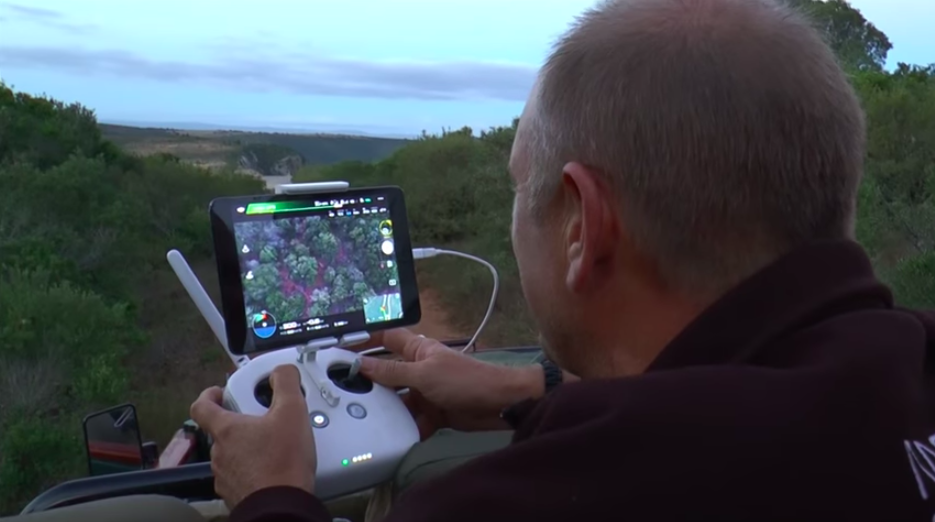 Dr Fowlds Conservation Drone at Kariega