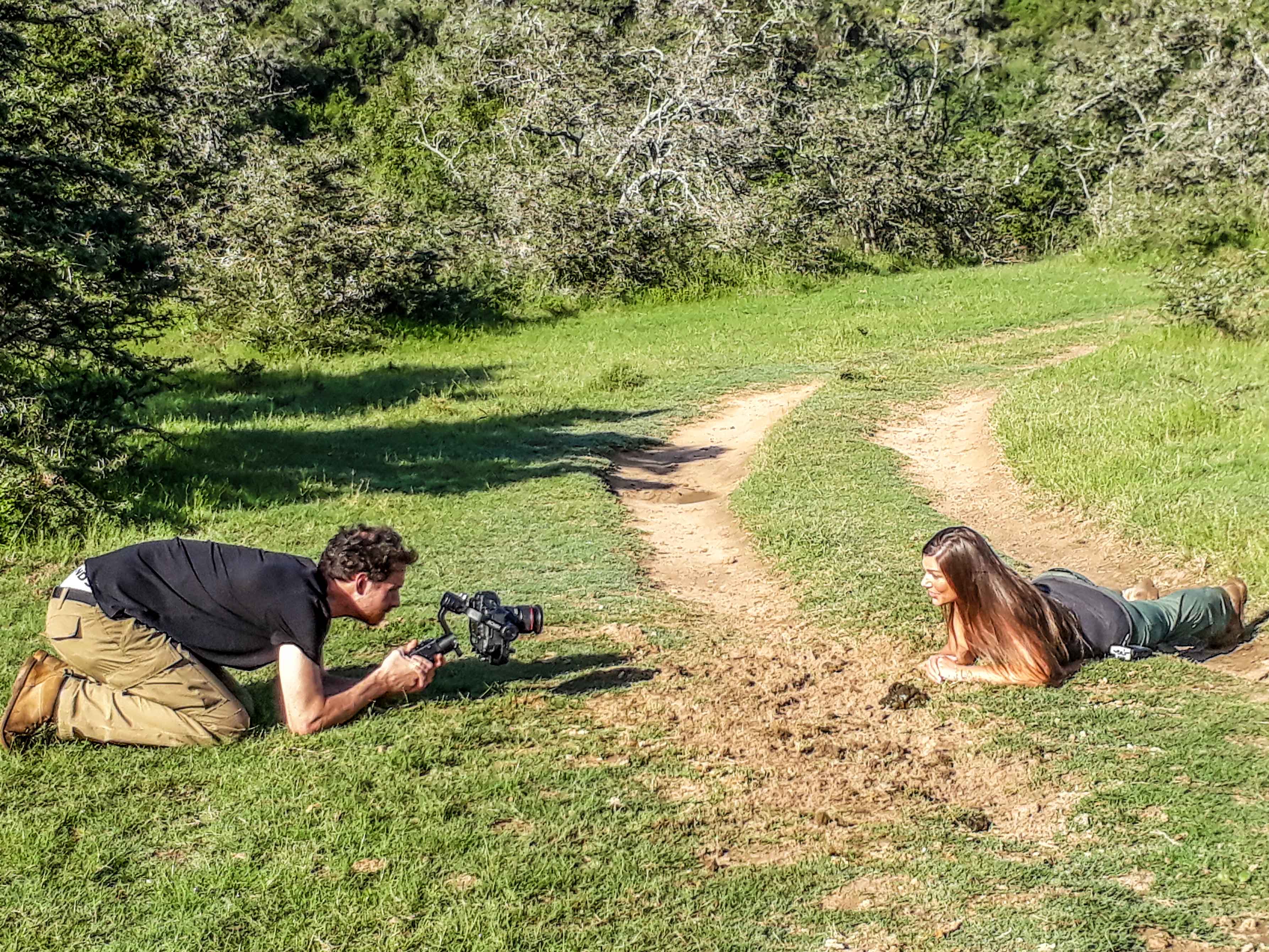 BBC Earth Visits Kariega Filming Dungbeetle