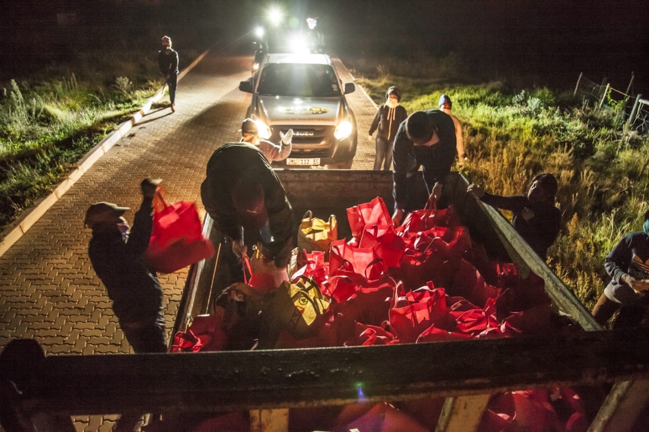 Community food relief deliveries