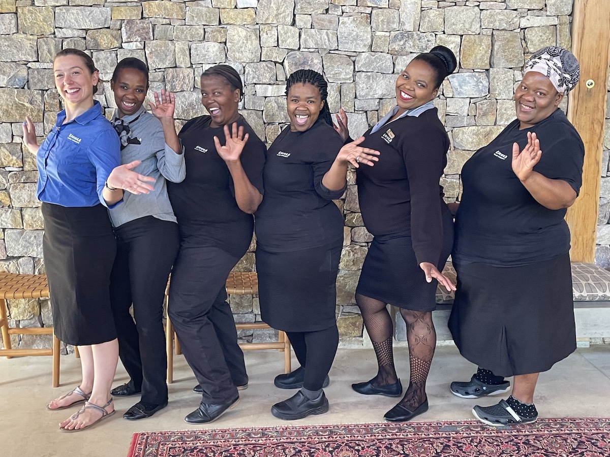 Our wonderful Ukhozi Lodge staff