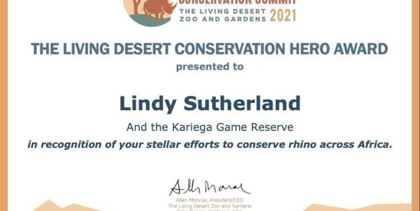 Kariega Conservation Award Idcs