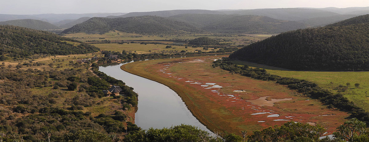 Bushmans River running through Kariega Game Reserve