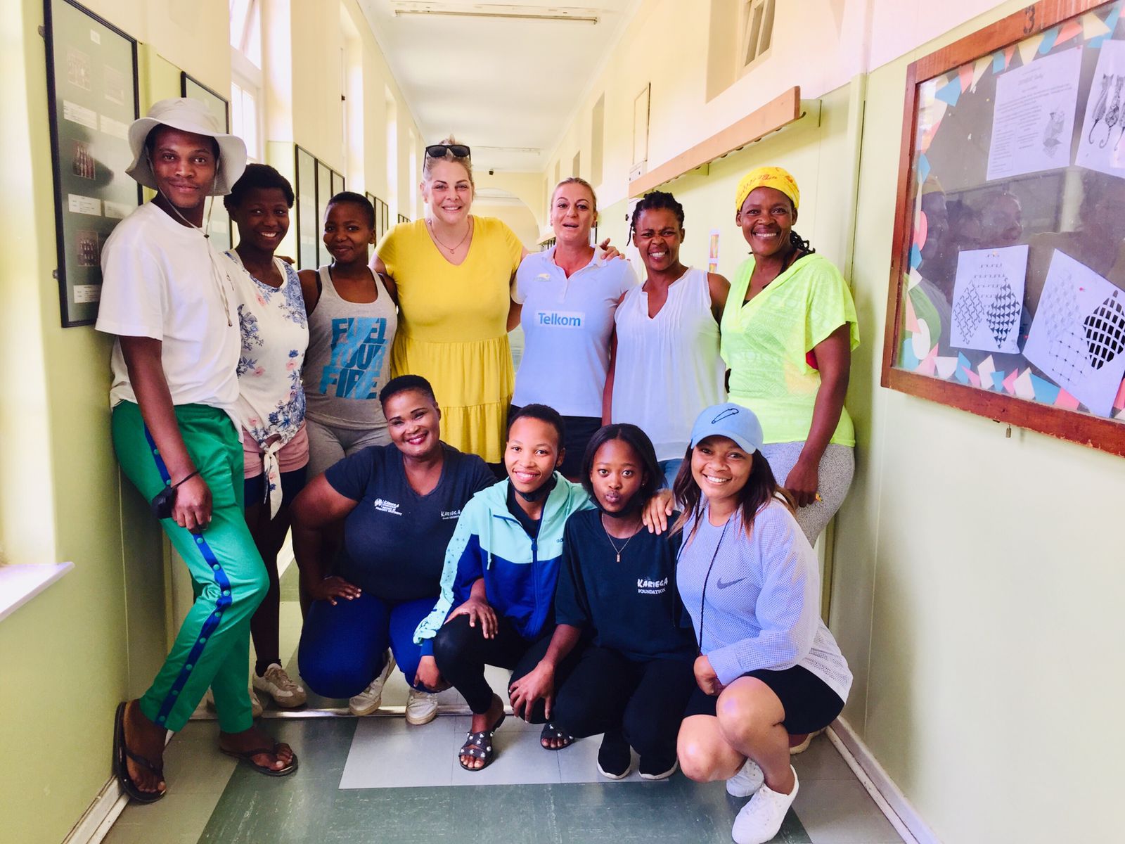 Kariega Foundation netball coaches at an umpiring clinic