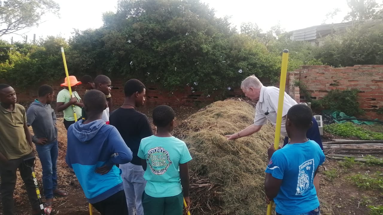 Kariega Foundation Environmental Education Club learning to making compost