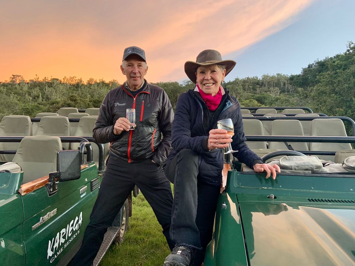 Phil and Trish Liggett at Kariega