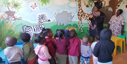 Kariega Rainbow Kids With New Painted Classroom