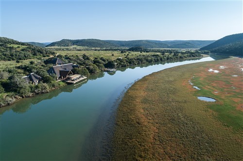 Aerial View of River Lodge
