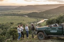 Guests enjoying sundowners