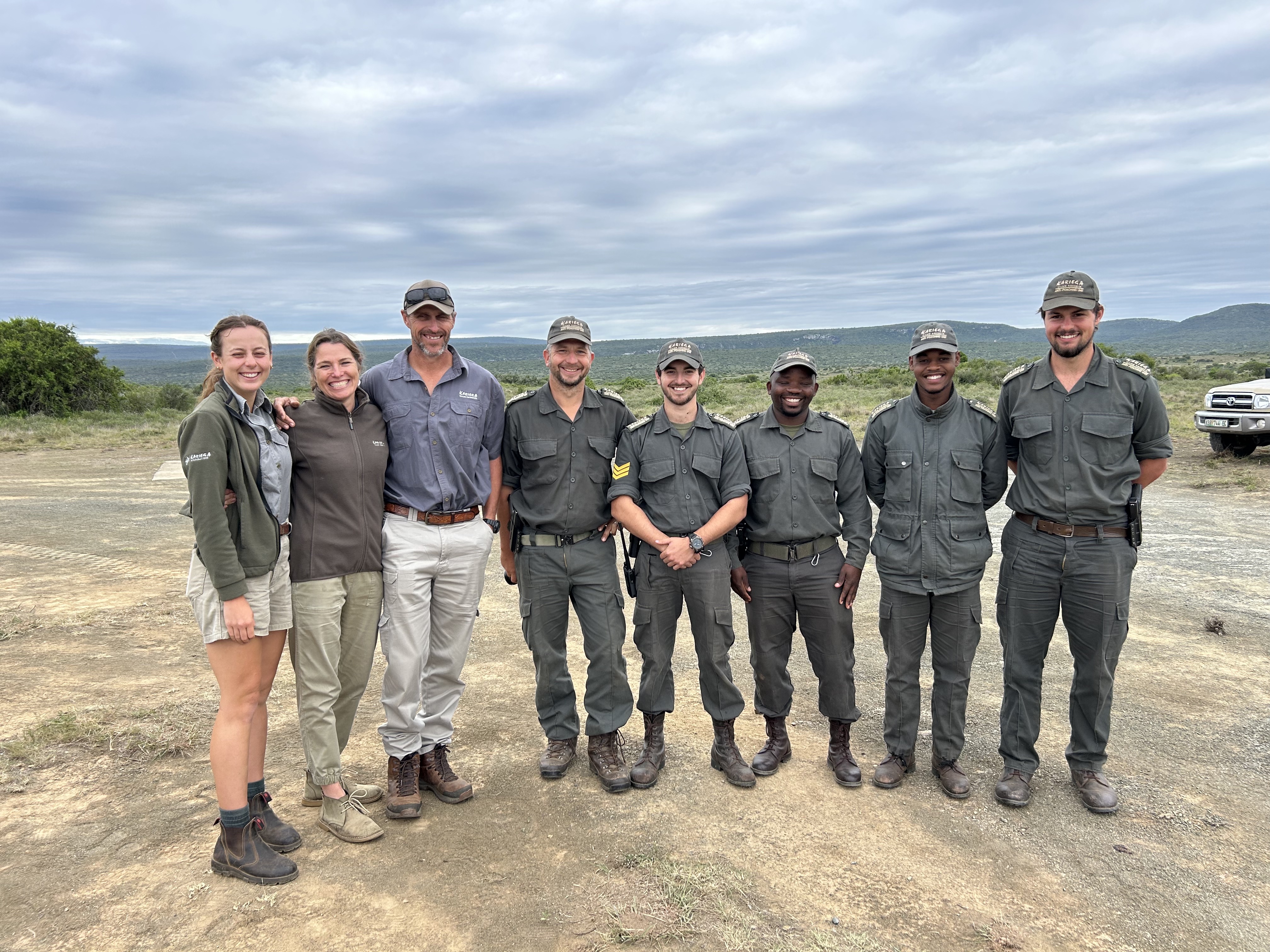 Kariega team members involved with the project