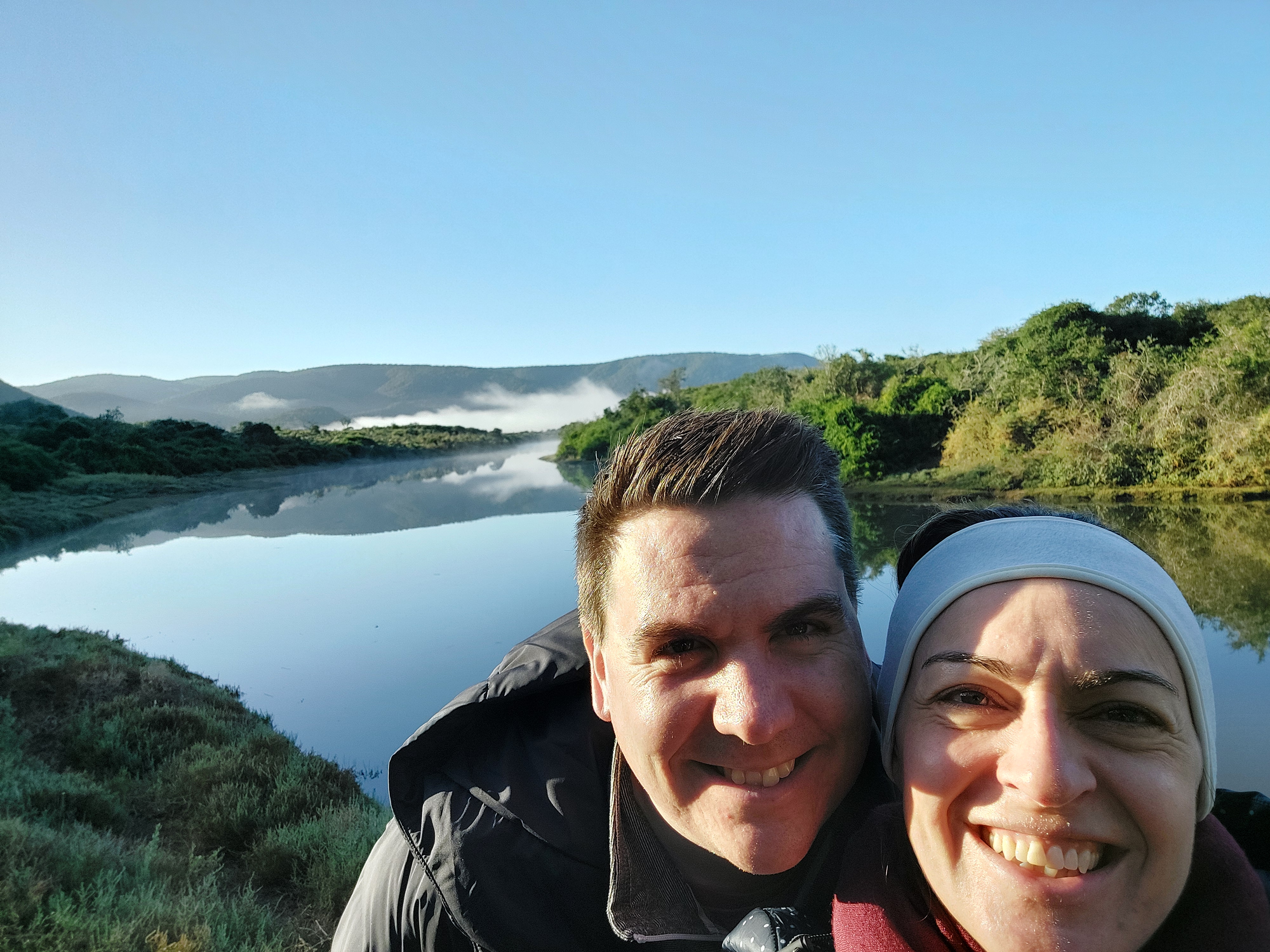 Eléa and her husband on safari with us 