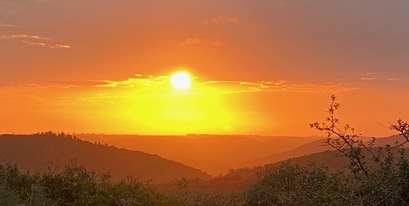 Sunset At Kariega Game Reserve