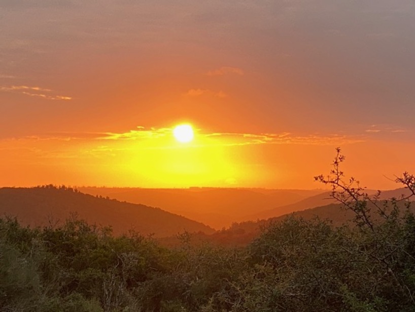 Sunset At Kariega Game Reserve