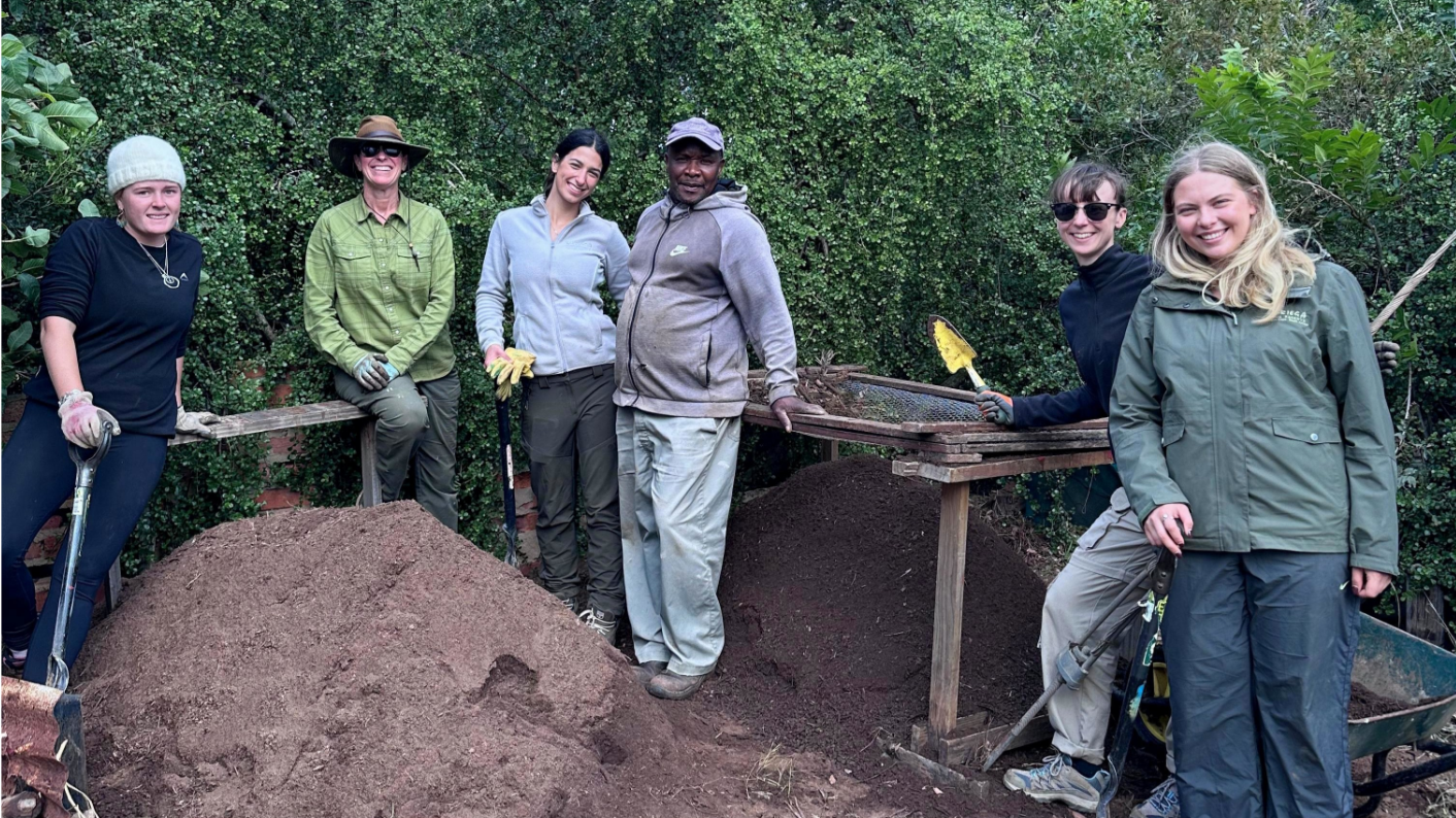 Making Compost At Kariega Conservation Centre Making Compost At Kariega Conservation Centre