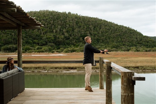 River fishing at River Lodge