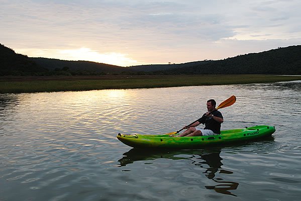 Kayak at Kariega Game Reserve Kayak at Kariega Game Reserve