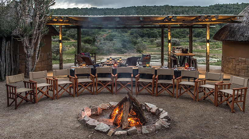 Boma Evenings - River Lodge Boma Area Boma Evenings - River Lodge Boma Area